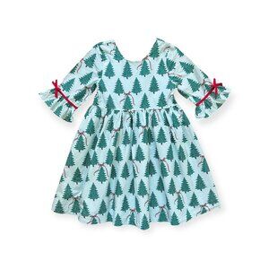 Pink Chicken Christmas Tree Dress